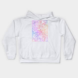 Essen, Germany City Map Typography - Colorful Kids Hoodie